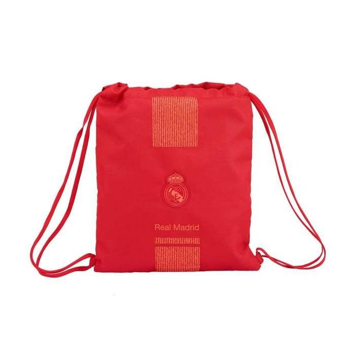 Bolsa Mochila con Cuerdas Real Madrid C.F. Rojo Bolsa Mochila con Cuerdas Real Madrid C.F. Rojo