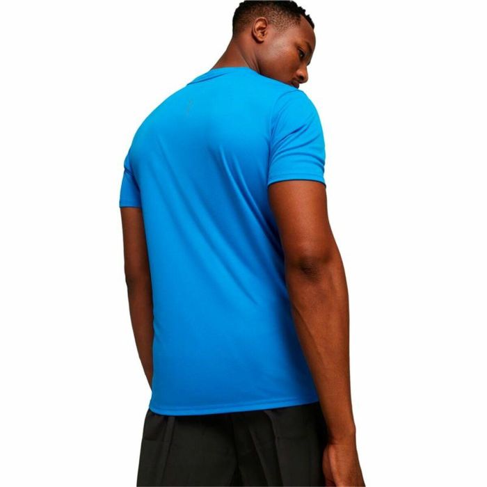 Camiseta de Manga Corta Hombre Puma Run Favorite Ss Azul cielo S 1
