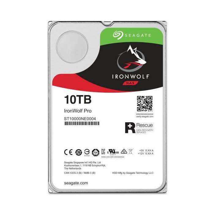 Seagate IronWolf Pro 10 TB HDD NAS - SATA 6 Gb/s 7200 RPM 256 MB Caché 3.5" - Disco Duro Interno (ST10000NE0004) 3 Seagate IronWolf Pro 10 TB HDD NAS - SATA 6 Gb/s 7200 RPM 256 MB Caché 3.5" - Disco Duro Interno (ST10000NE0004) 3