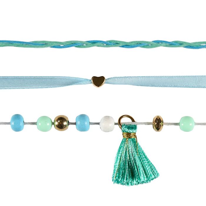 The Concept Factory Kit Pulsera DIY Modelos Surtidos - Rosa, Azul, Blanco-Negro para Niños +6 Años 1