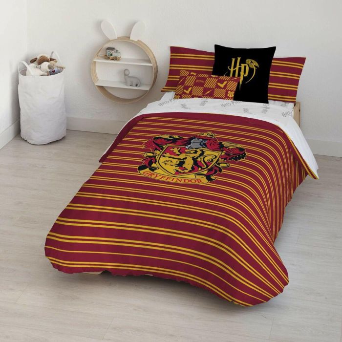 Funda Nórdica Harry Potter Gryffindor Shield Multicolor 175 Hilos 260 x 240 cm Cama de 180 4