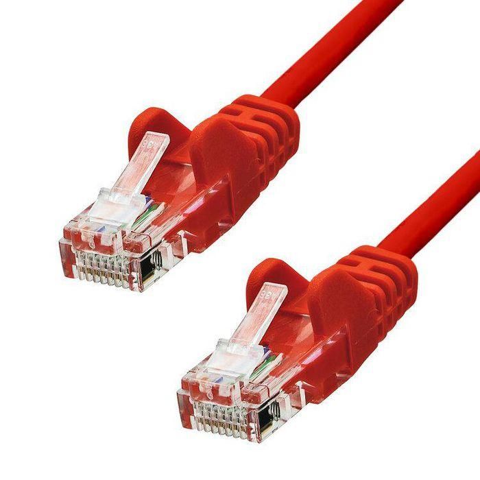 ProXtend CAT5e U/UTP CCA PVC Ethernet Cable Red 20cm ProXtend CAT5e U/UTP CCA PVC Ethernet Cable Red 20cm