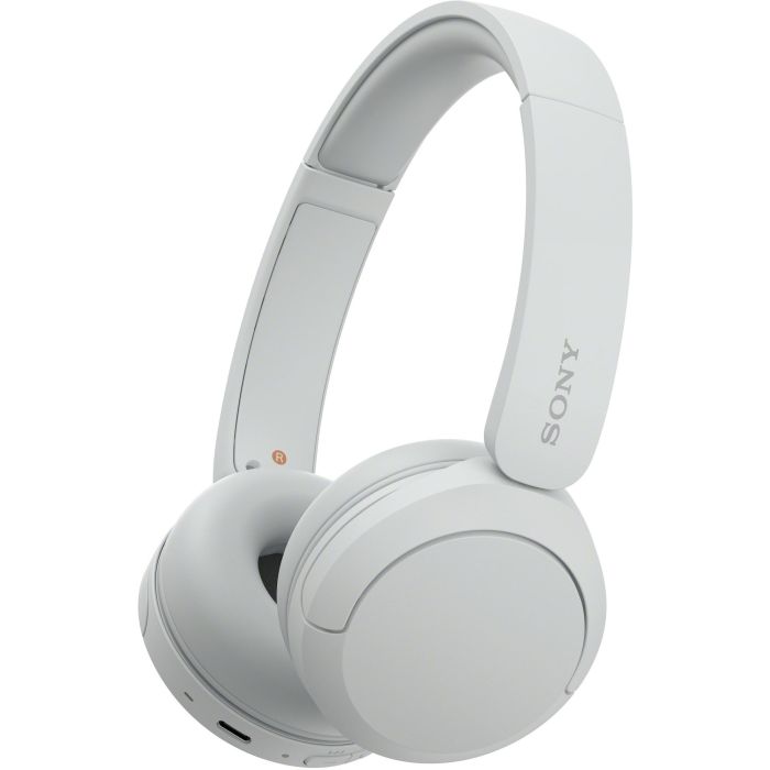 Sony WH-CH520 Auriculares Inalámbricos Bluetooth con Micrófono, Supraaurales, hasta 50h Batería, Blancos