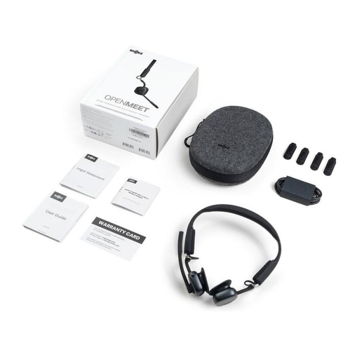 Shokz C610-AN-BK Auriculares Bluetooth Inalámbricos de Conducción Ósea con Puerto USB C para Oficina/Centro de Llamadas 6