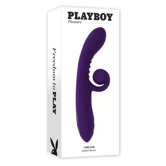 Vibrador Punto G Playboy Curlicue Morado 1 Vibrador Punto G Playboy Curlicue Morado 1