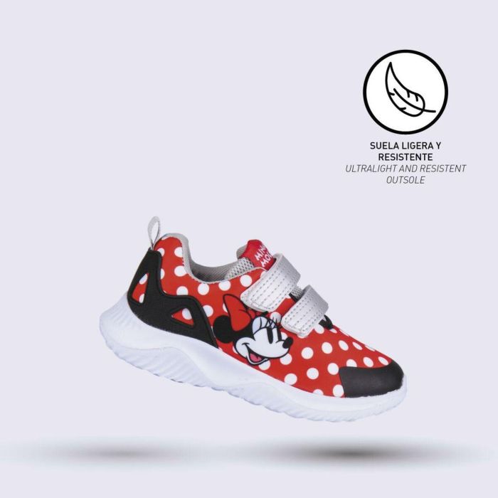 Zapatillas Deportivas Infantiles Minnie Mouse Rojo 7 Zapatillas Deportivas Infantiles Minnie Mouse Rojo 7