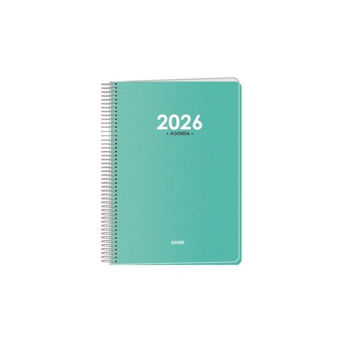 Agenda Anual (2026) Dohe Metropoli Espiral Tapa Pp 150X210 D/P Verde