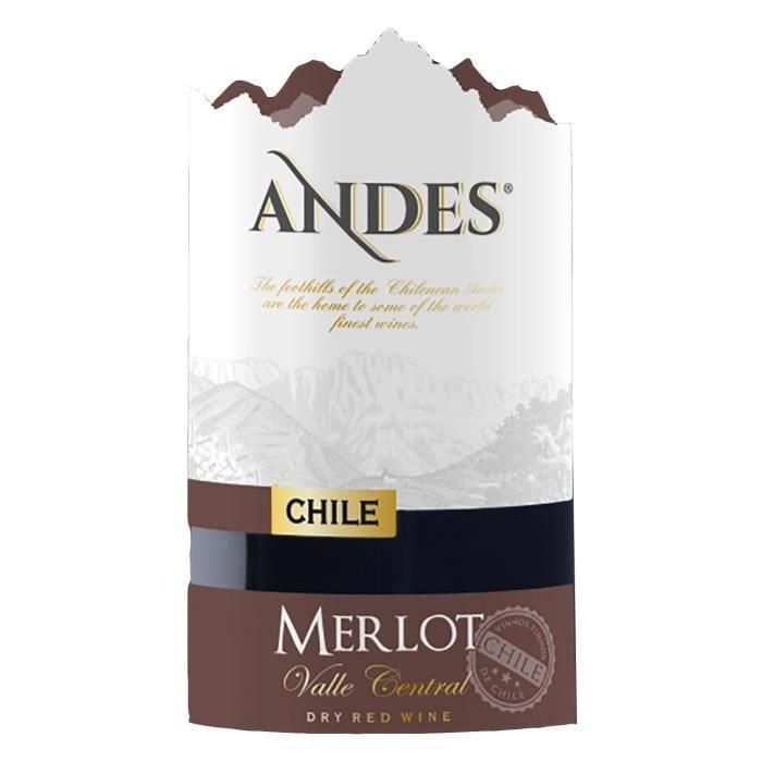 Andes Merlot - Vino tinto de Chile 1 Andes Merlot - Vino tinto de Chile 1