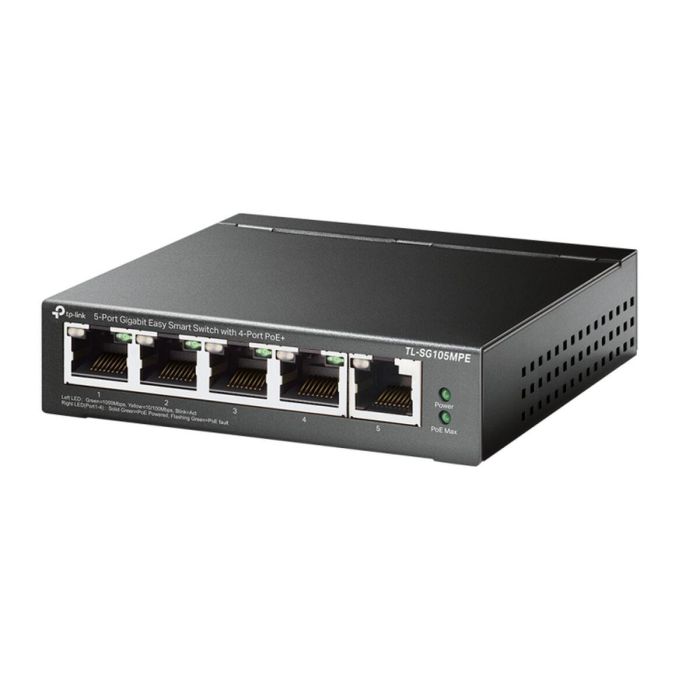 Switch Tp - Link Tl - Sg105Mpe 5 Puertos