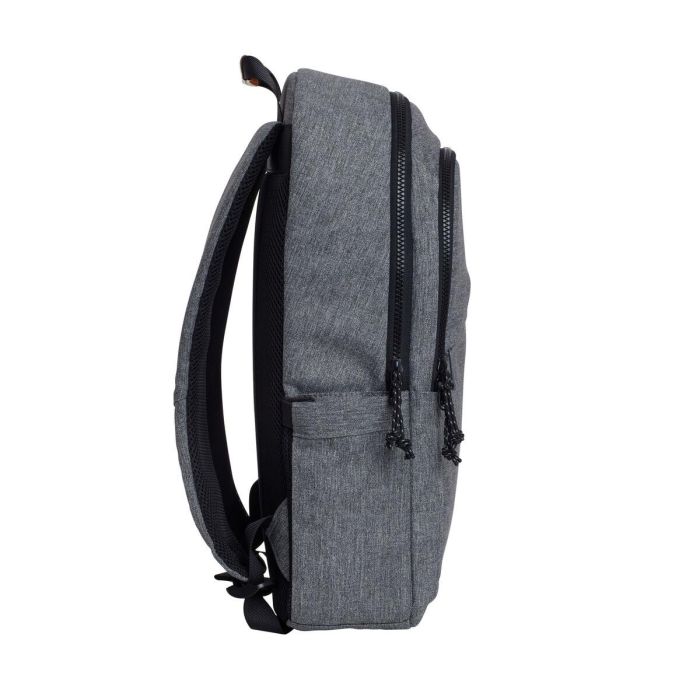Trust 24981 Mochila Avana Portátil 16" Ecológica RPET 20L - Gris, Acolchada, Resistente a Golpes e Intemperie con Bolsillos 8