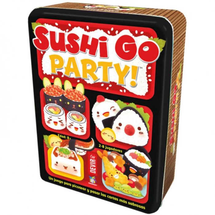 Devir Sushi Go Party Juego de Mesa en Castellano para 2-8 Jugadores, 20 Minutos de Duración