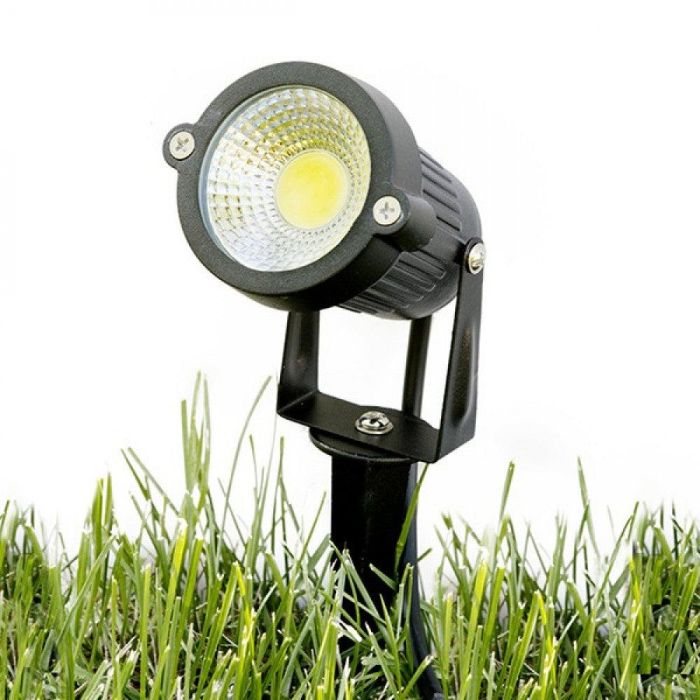 Pack 4 Focos LED Pincho Jardín 5W 450Lm 6000ºK 40.000H [SL-SL-C10-5W-CW-PK4-AP] 2