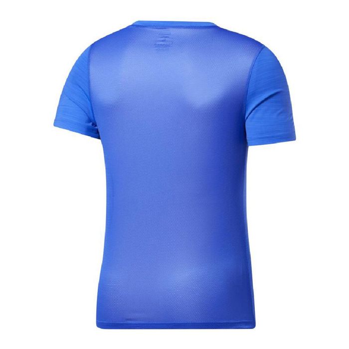 Camiseta de Manga Corta Hombre Reebok Workout Ready Activchill Azul M 6