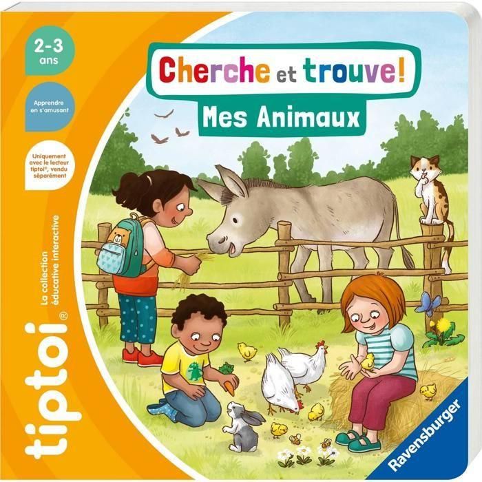 Ravensburger AAAUC93238 Tiptoi - Busca y Encuentra: Mis Animales