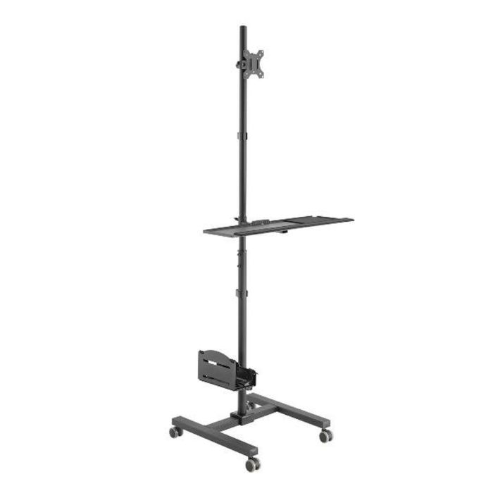 Equip Soporte Suelo Con Ruedas Estación Trabajo Móvil 650171 para Monitor 17"-32" VESA 100x100 10 Equip Soporte Suelo Con Ruedas Estación Trabajo Móvil 650171 para Monitor 17"-32" VESA 100x100 10