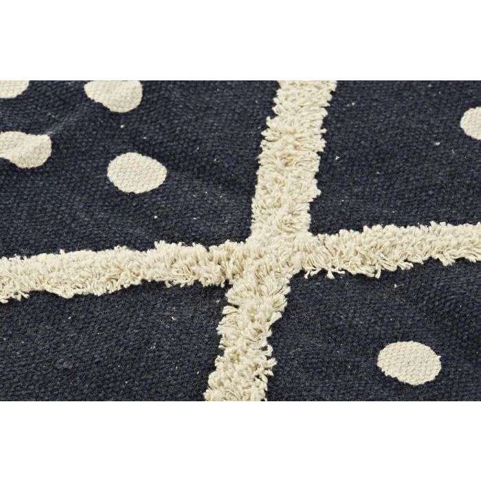 Alfombra DKD Home Decor Beige Azul marino (160 x 230 x 1 cm) 2