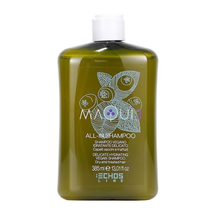 Echosline Maoui Champú Hidratante Vegano Delicado 385 ml para Mujer