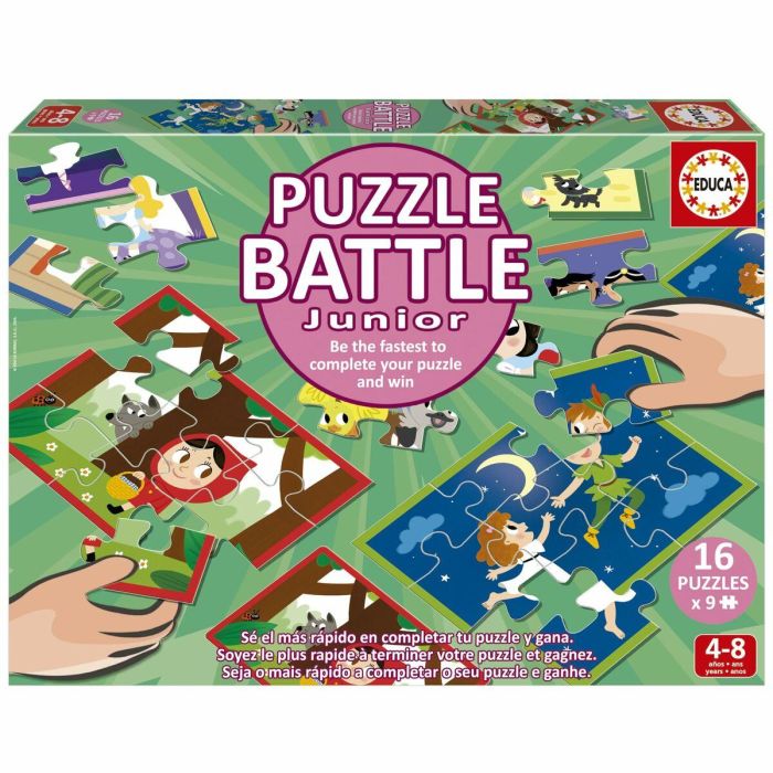 Puzzle Educa Battle Jr Contes 16 Piezas 10 Puzzle Educa Battle Jr Contes 16 Piezas 10