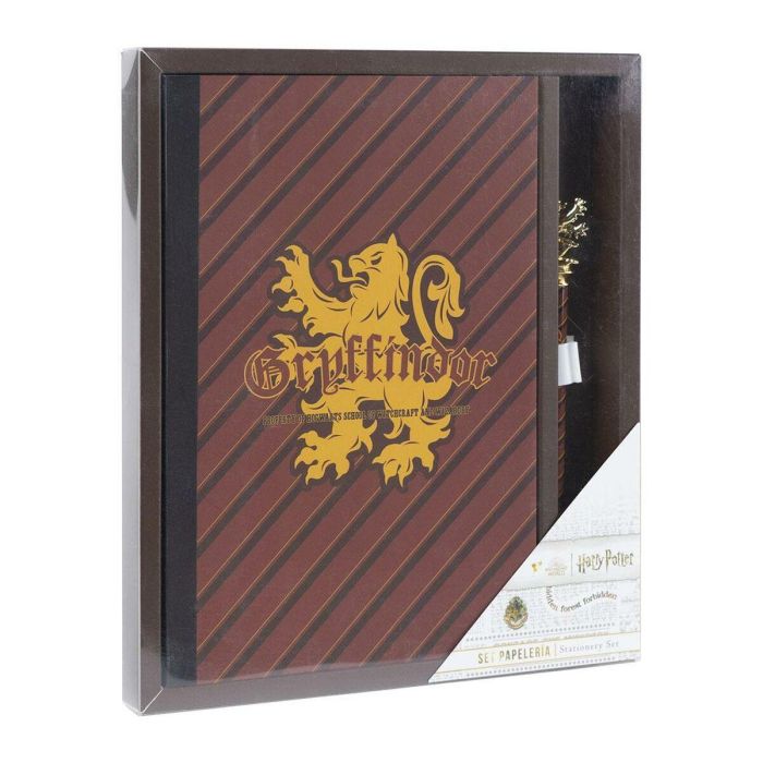 Set de papelería harry potter gryffindor 22.0 x 22.0 x 2.5 cm 2 Set de papelería harry potter gryffindor 22.0 x 22.0 x 2.5 cm 2