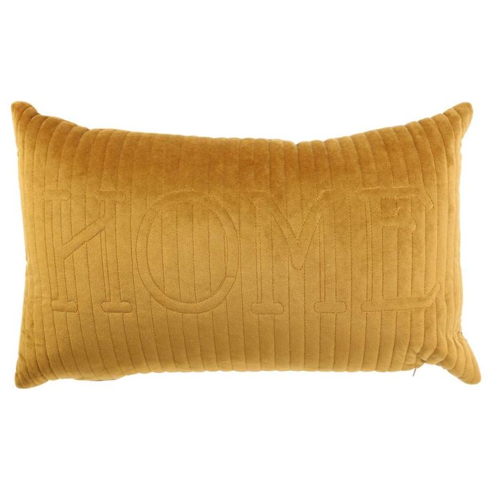 Home Deco Factory Cojín Lounge Palabra Bordada con Cremallera Desenfundable 50x30x10 cm 4