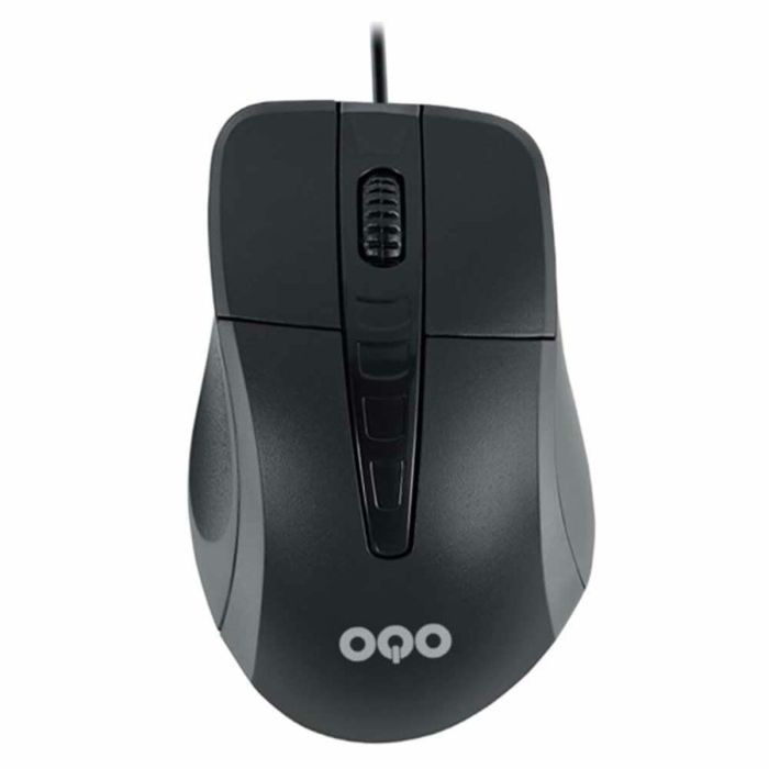 Ratón OQO R001-U Negro Multicolor 1000 dpi 1