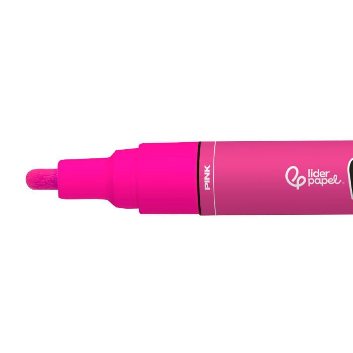 Rotulador Liderpapel Acrylic Base Agua Todo Tipo De Superficie Punta Redonda 3 mm Rosa 2 Rotulador Liderpapel Acrylic Base Agua Todo Tipo De Superficie Punta Redonda 3 mm Rosa 2
