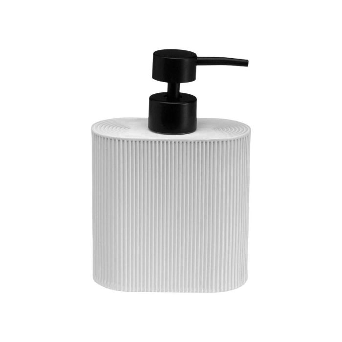 Dispensador de Jabón Versa Blanco Resina ABS 5,5 X 17 X 11 CM 1 Dispensador de Jabón Versa Blanco Resina ABS 5,5 X 17 X 11 CM 1