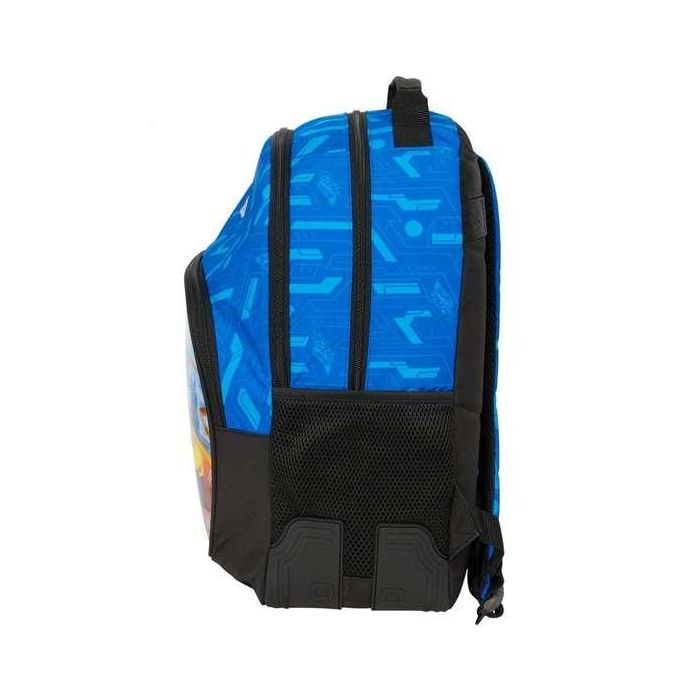 Mochila Escolar Hot Wheels Let's race Azul Negro 32 x 42 x 15 cm 2