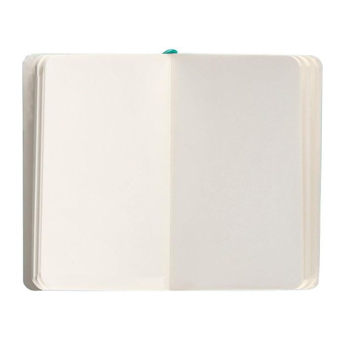 Cuaderno Con Gomilla Antartik Notes Tapa Blanda A6 Hojas Lisas Turquesa 100 Hojas 80 gr Fsc 7