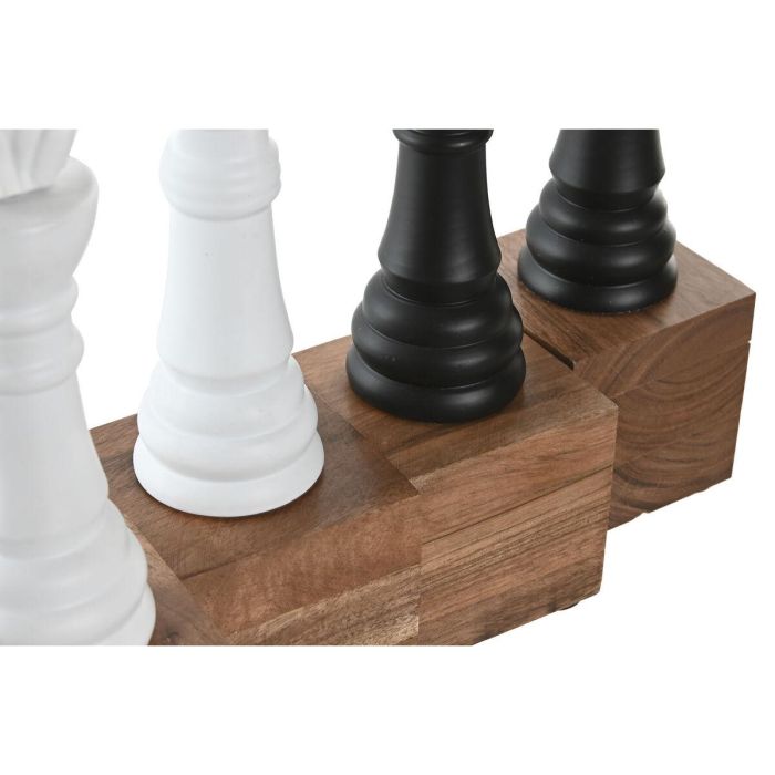 Figura Decorativa Home ESPRIT Blanco Marrón Negro Vintage 7 x 7 x 23 cm (4 Unidades) 1 Figura Decorativa Home ESPRIT Blanco Marrón Negro Vintage 7 x 7 x 23 cm (4 Unidades) 1