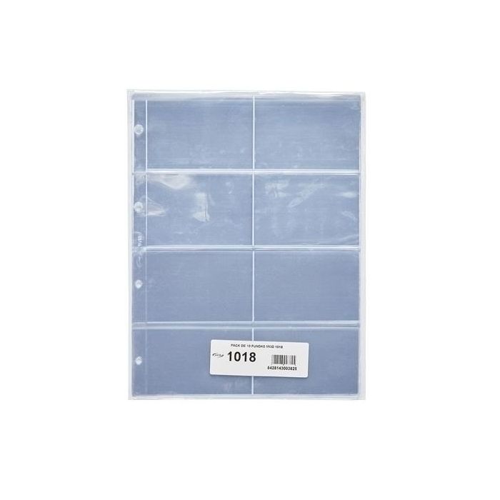 Funda Para Album De Coleccion Pardo 8 Dptos. (Set de 10)