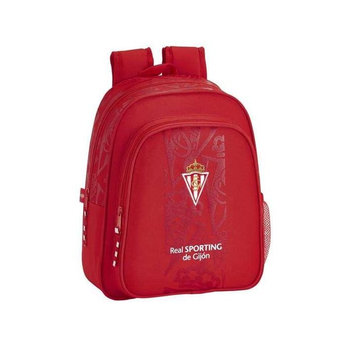 Cartera Escolar Safta Sporting De Gijon Mochila Infantil Adaptable A Carro 270x330x100 mm 2 Cartera Escolar Safta Sporting De Gijon Mochila Infantil Adaptable A Carro 270x330x100 mm 2
