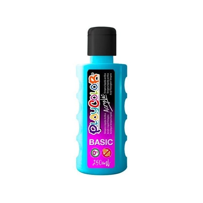 Playcolor Pintura Acrylic Basic Botella 250 mL Azul Claro Playcolor Pintura Acrylic Basic Botella 250 mL Azul Claro