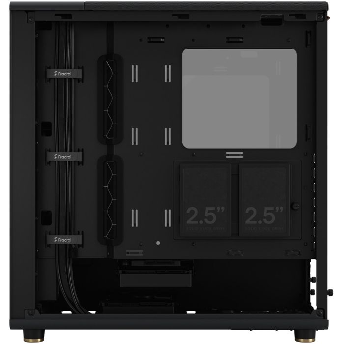 Fractal Design North Midi Tower PC Caja Negra Charcoal Black Window Clear ATX Micro ATX Mini ITX Acero Vidrio Templado 15