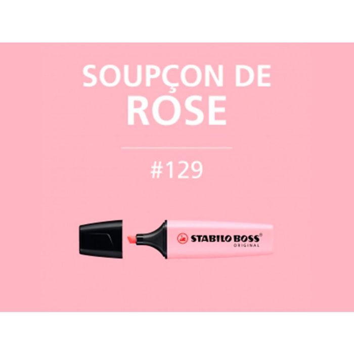 Rotulador Stabilo Boss Pastel Fluorescente 70 Rubor Rosa 10 unidades 6