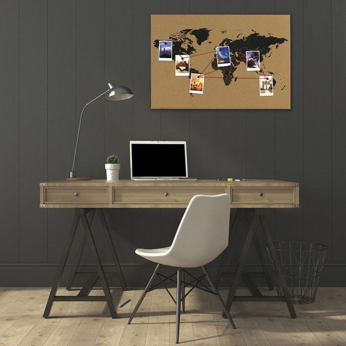 Dites-le avec des Mots Mural Mapamundi Corcho 40X60Cm para Decorar Habitaciones u Oficinas 5