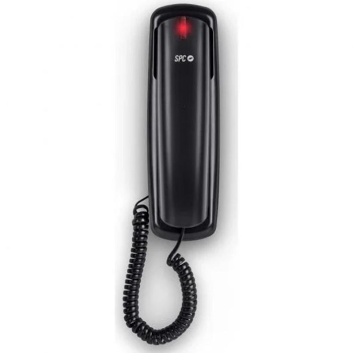 Telefono Spc Sobremesa-Mural Original Lite 2 Led Con Rellamada 10 Memorias Color Negro 2 Telefono Spc Sobremesa-Mural Original Lite 2 Led Con Rellamada 10 Memorias Color Negro 2