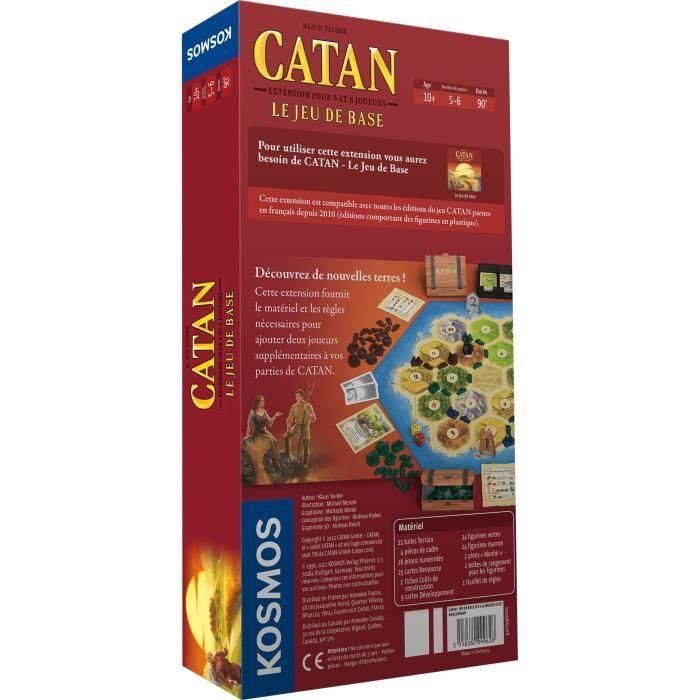 Juego básico de Catan 5/6 J. - Asmodee - Juego de mesa 2 Juego básico de Catan 5/6 J. - Asmodee - Juego de mesa 2