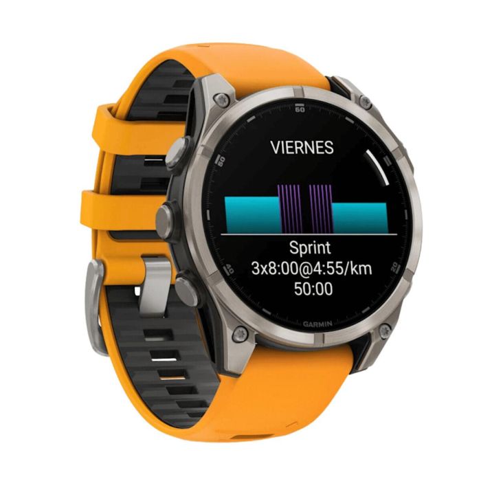 Smartwatch GARMIN Fénix 8 AMOLED Naranja 1,4" Ø 46 mm Ø 47 mm 22 Smartwatch GARMIN Fénix 8 AMOLED Naranja 1,4" Ø 46 mm Ø 47 mm 22