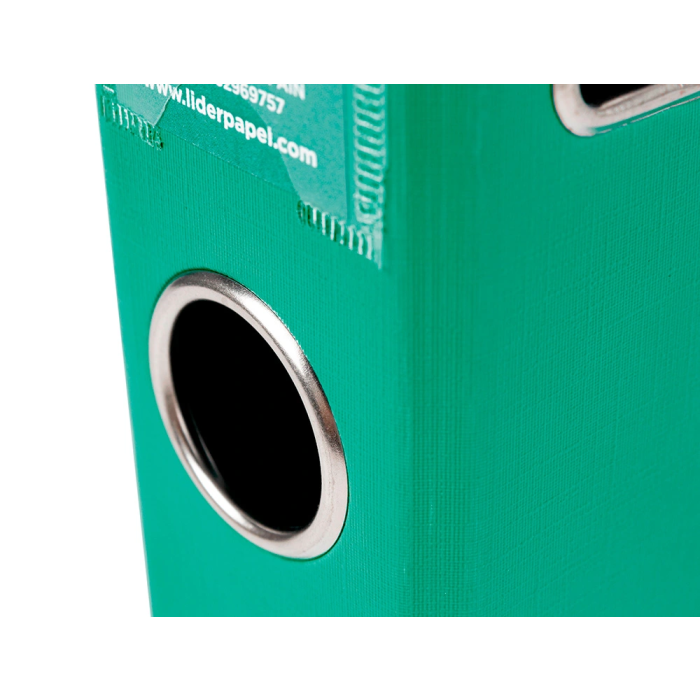 Liderpapel Archivador de palanca A4 Documenta forrado PVC con Rado lomo 52mm verde 5