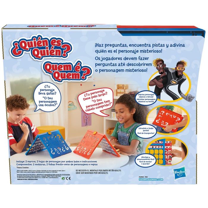 Hasbro Games F6105 Quien Es Quien? Juego de Mesa Clásico de Adivinar Personajes para Niños +6 Años 3