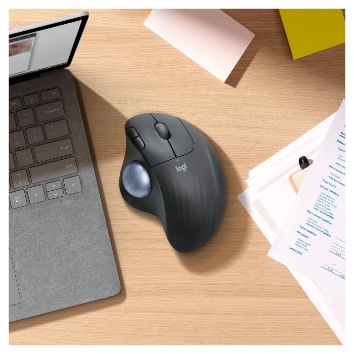 Logitech Ratón Trackball Ergo M575 Bluetooth Inalámbrico Blanco 8