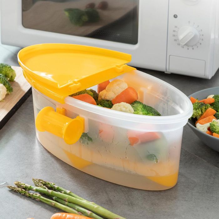 Cuecepasta para Microondas 4 en 1 con Accesorios y Recetas Pastrainest InnovaGoods 4 Cuecepasta para Microondas 4 en 1 con Accesorios y Recetas Pastrainest InnovaGoods 4