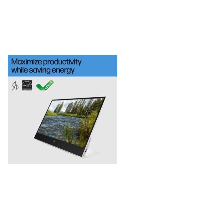 HP E14 G4 Monitor Portátil con Conexión USB-C, Pantalla Extra Brillante y Soporte Abatible para Máxima Productividad y Trabajo Flexible 8