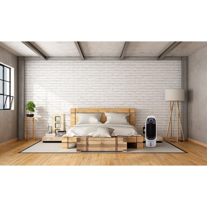 Honeywell Enfriador de aire evaporativo 85W, 10L, 3 velocidades, funciones: enfriador, humidificador, ventilador, para áreas hasta 18m² 2 Honeywell Enfriador de aire evaporativo 85W, 10L, 3 velocidades, funciones: enfriador, humidificador, ventilador, para áreas hasta 18m² 2