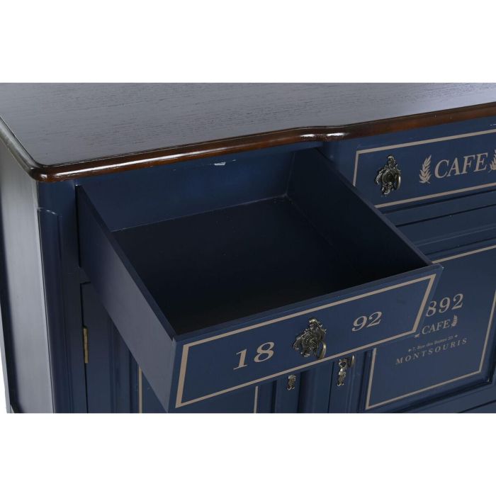 Buffet Atlantico DKD Home Decor Azul Marino Marron 48 x 90 x 120 cm 6 Buffet Atlantico DKD Home Decor Azul Marino Marron 48 x 90 x 120 cm 6