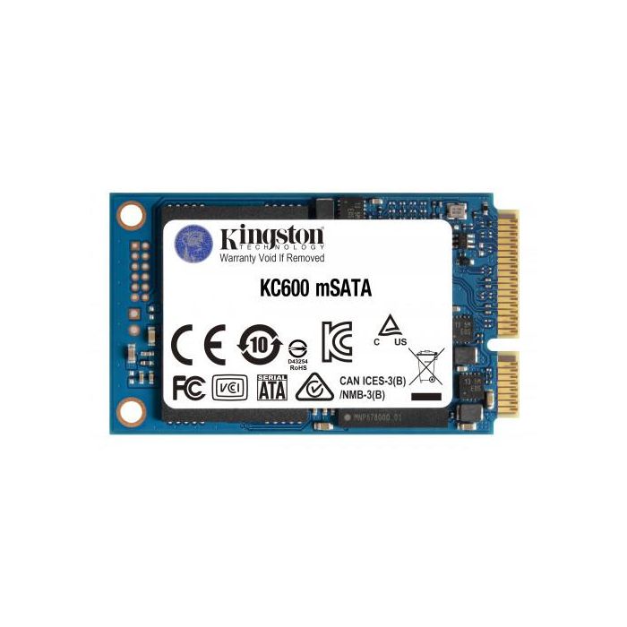 Kingston Technology KC600 mSATA 1024 GB Serial ATA III 3D TLC