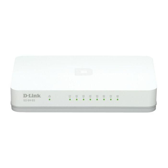 D-Link GO-SW-8G Switch de Red Gigabit Easy 8 Puertos RJ-45 10/100/1000 con Tecnología Ecológica EEE para Escritorio 0 D-Link GO-SW-8G Switch de Red Gigabit Easy 8 Puertos RJ-45 10/100/1000 con Tecnología Ecológica EEE para Escritorio 0