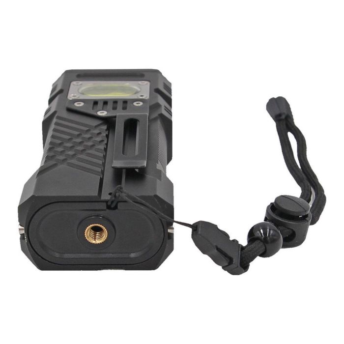 Edm Linterna led de largo alcance 10000 lm, aluminio, IP44, 8x15W 6500K, 3W frontal, power bank, USB-C 2 Edm Linterna led de largo alcance 10000 lm, aluminio, IP44, 8x15W 6500K, 3W frontal, power bank, USB-C 2