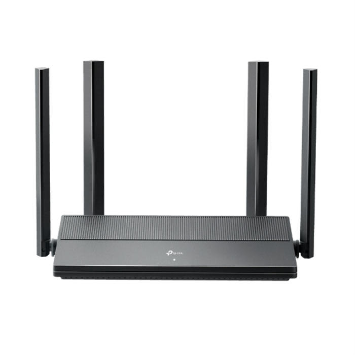 TP-Link EX141 Router Wi-Fi 6 AX1500 Doble Banda Gigabit Ethernet, 1 WAN + 3 LAN, EasyMesh, Control Parental, Negro